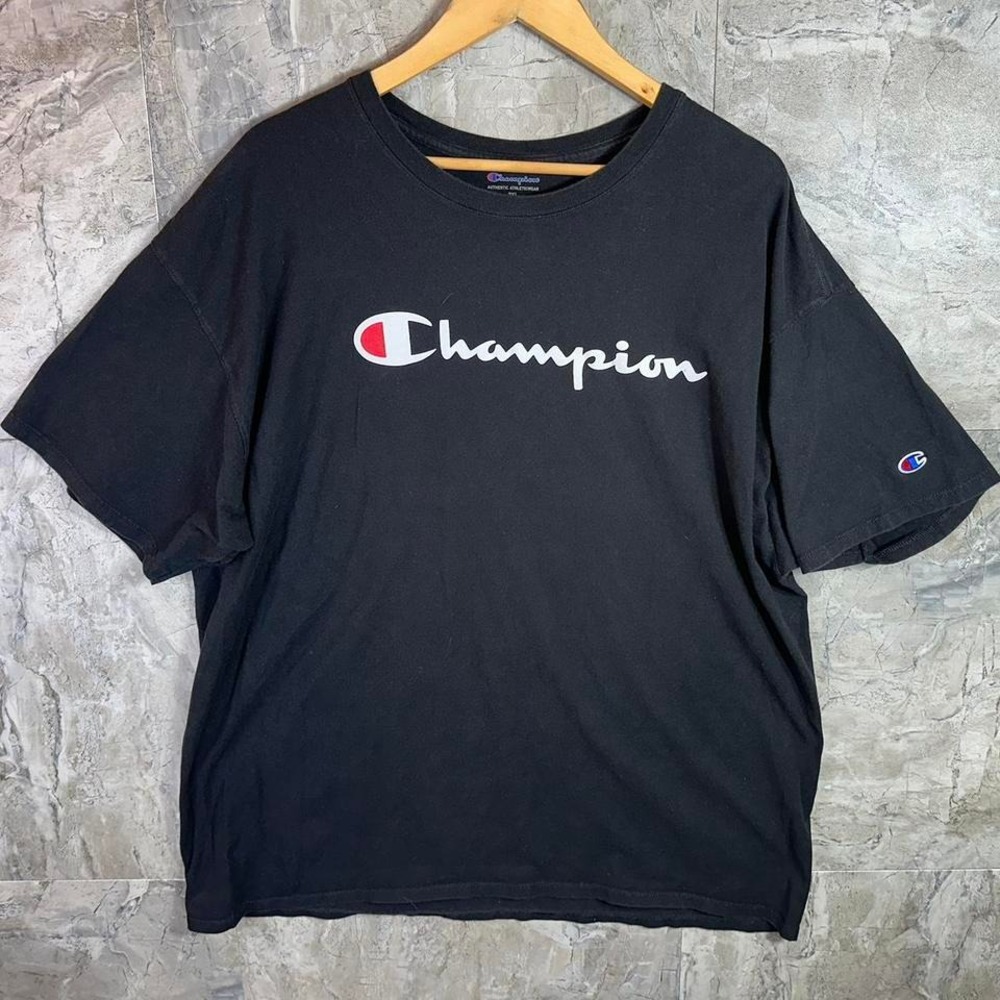 Black Champion cotton tee Men's 2XL‎